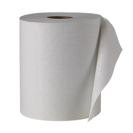 Toalla para Manos - Hoja Sencilla MARLI® 180 metros, 6 Rollos/caja. 