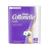 Papel Higiénico Cottonelle Soft - Hoja Doble KLEENEX® 40 Rollos/paquete.