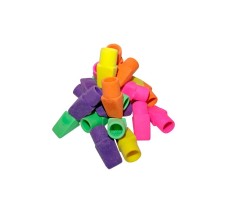 Borrador De Capuchón Para Lápiz, Colores Surtidos, Paquete/100