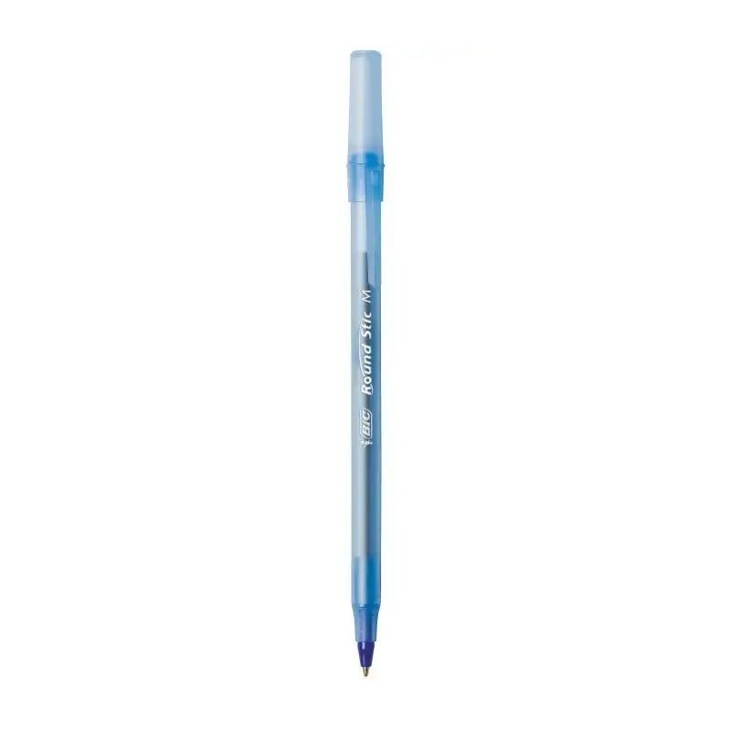 Bolígrafo Punto Mediano 1.0 mm, Bic®  Round Stic Xtra Life, Tinta Azul, Caja/60