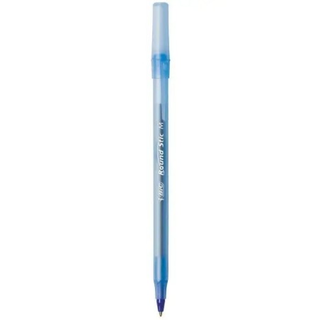 Bolígrafo Punto Mediano 1.0 mm, Bic®  Round Stic Xtra Life, Tinta Azul, Caja/60