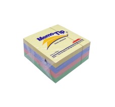 Notas Adhesivas 3'' X 3'' (7.62 X 7.62 cm), Memo Tip, Colores Pastel, Block/400