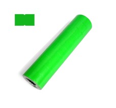 Etiqueta Verde en Rollo, Marca Precios, Jumbo, Paq/10 rollos con 550 etiquetas