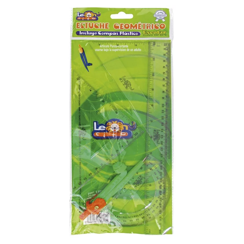 Juego Geométrico Escolar, Mediano                          