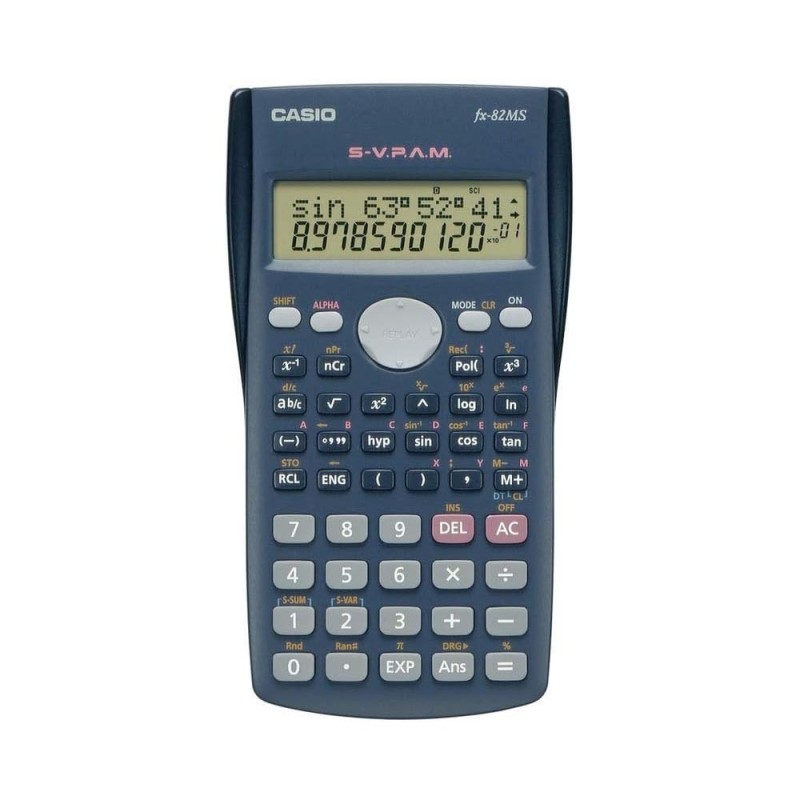 Calculadora Científica, Casio, Azul Marino