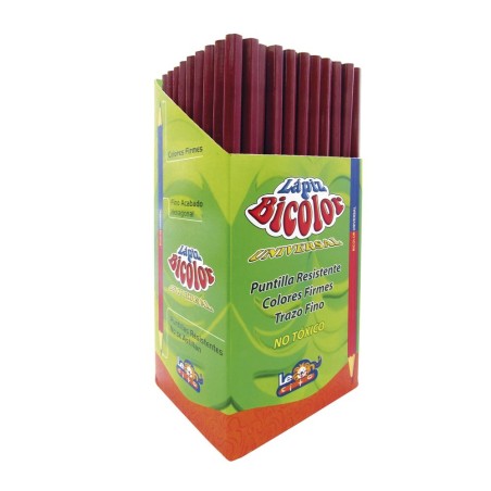Lápiz Bicolor, Marte Universal, Azul/Rojo, Caja/100