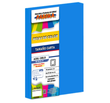 Hojas Color Azul Cielo,...