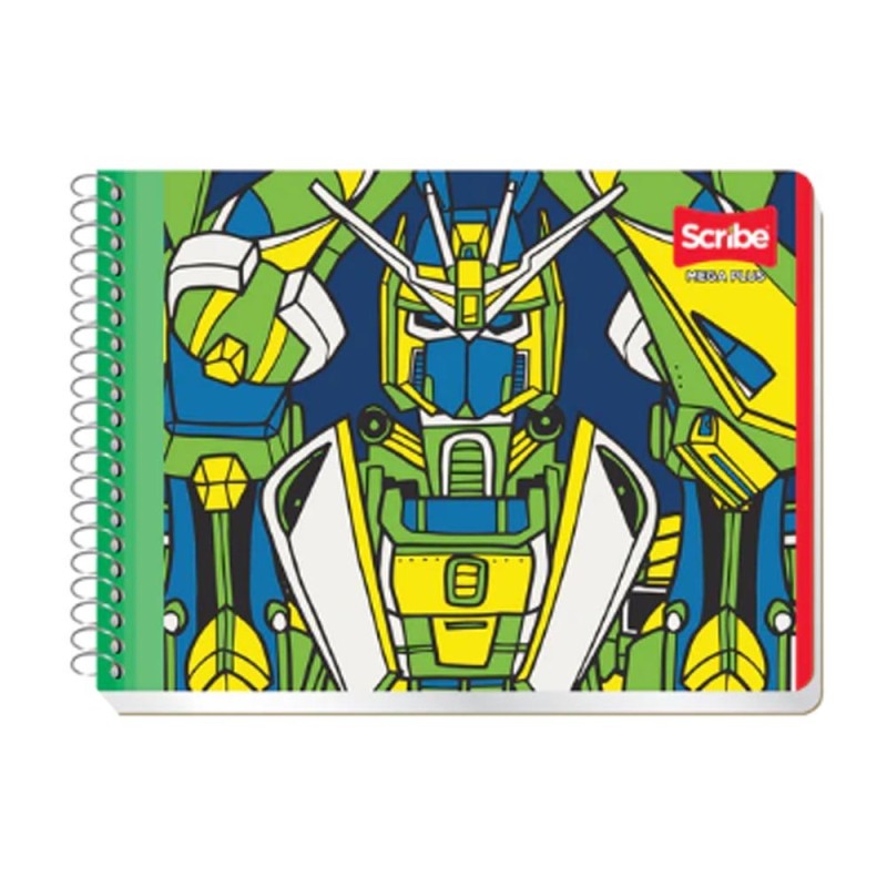 Cuaderno Cuadriculado 5 mm, Forma Francesa, Espiral Doble, 100 Hojas