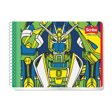 Cuaderno Cuadriculado 5 mm, Forma Francesa, Espiral Doble, 100 Hojas