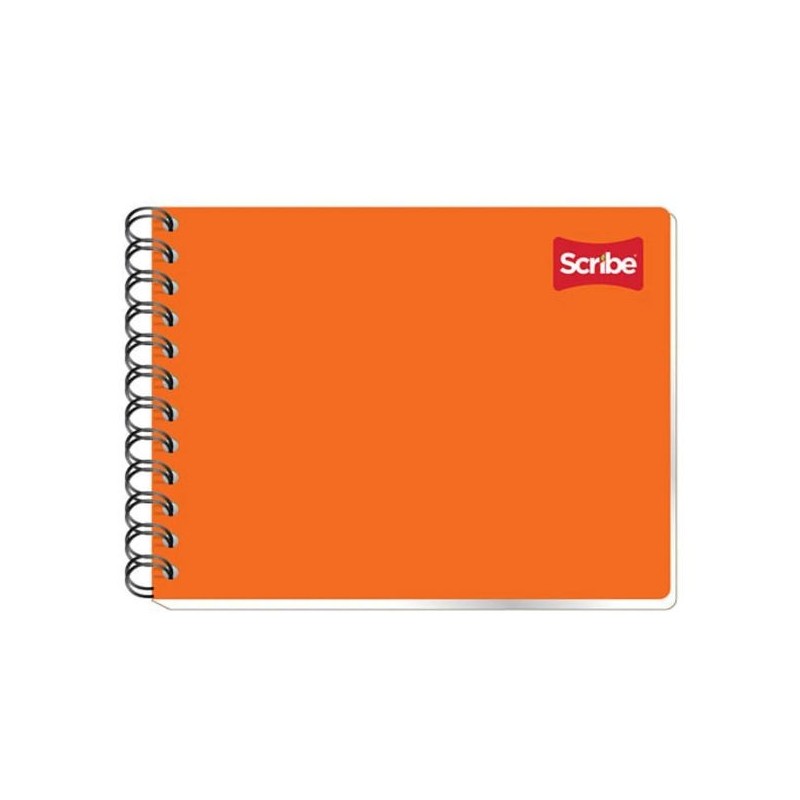 Cuaderno de Rayas Italiano Scribe, Doble Espiral, 50 Hojas