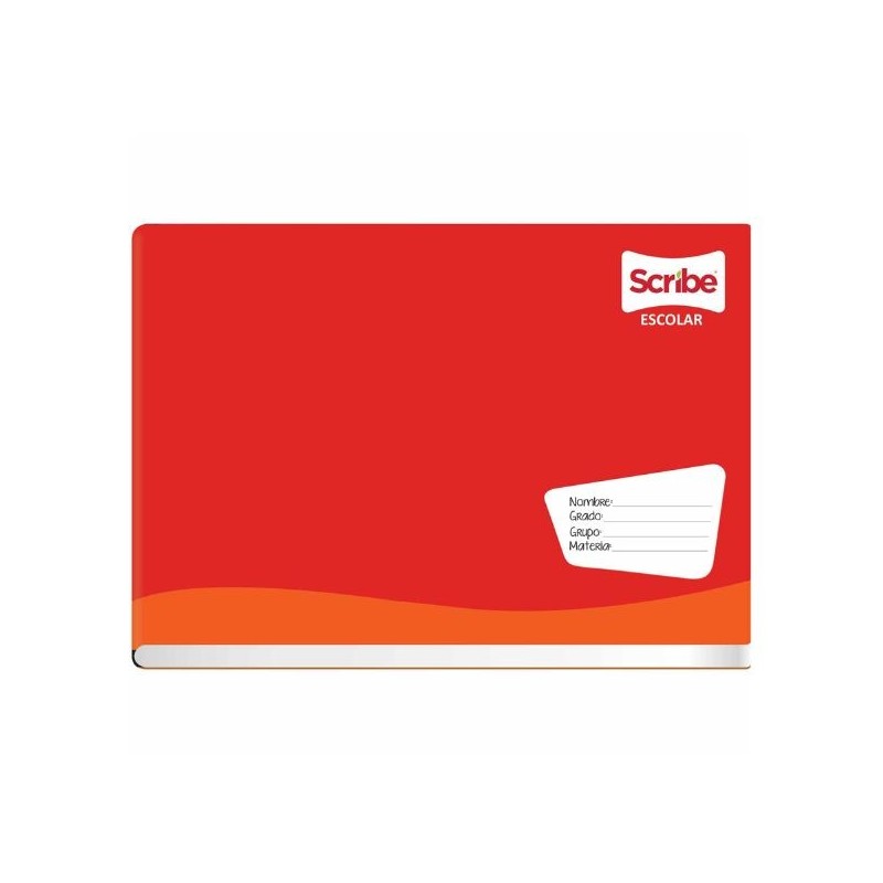 Cuaderno de Rayas Italiano Scribe, Engrapado, 100 Hojas