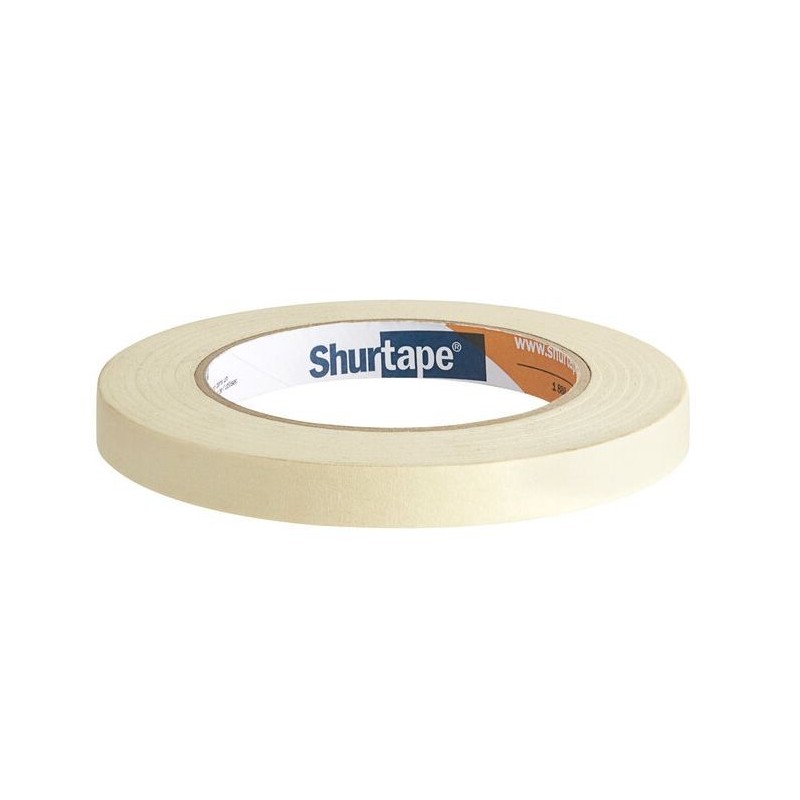 Cinta Masking Tape SHURTAPE® 1/2" x 60 Yd. de Gran Adhesión