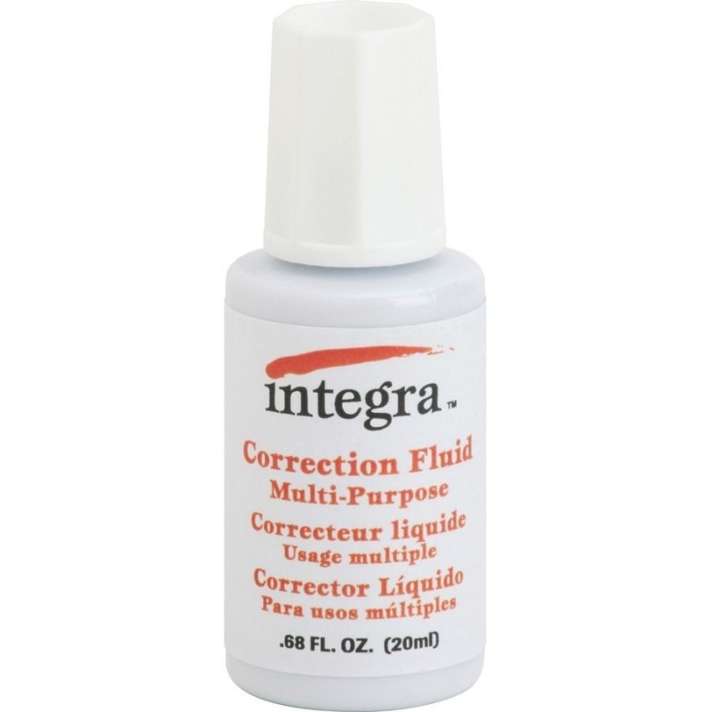 Corrector Liquido Integra, Aplicador Con Brocha, Bote 22 Ml, Caja/10