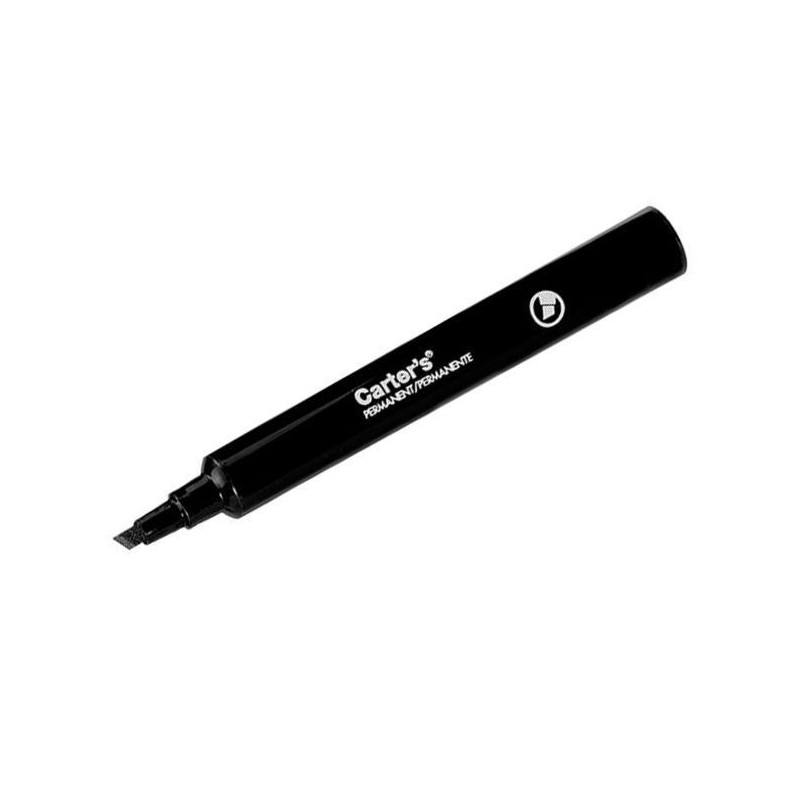 Marcador Permanente CARTER'S® color Negro, Paquete/12
