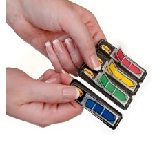 Banderitas Adhesivas de Flecha Post-It®, Colores Variados, Paquete/96