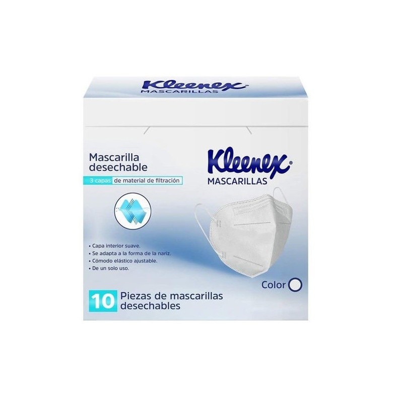 Mascarillas Desechables Kleenex®, 10/Paq