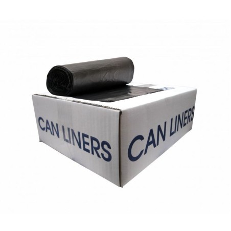 Bolsas para Basura Negras 24" x 24", Alta Densidad, Caja/1000