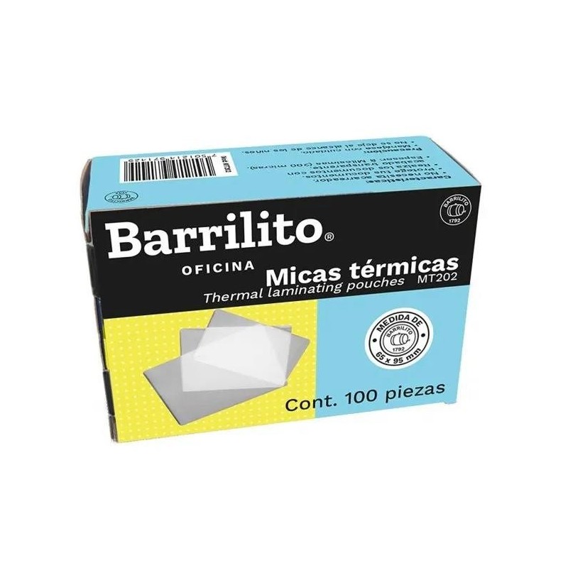 Mica Térmica de 6.5 X 9.5 cm, 8 mil, Caja/100