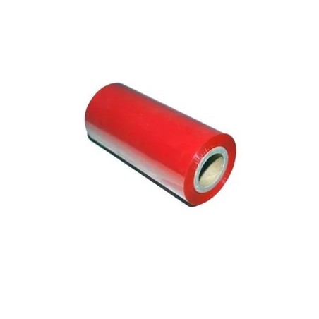 Ribbon de CERA/RESINA color ROJO de Transferencia Térmica Industrial 110 mm X 360 m (4.33" X 1,181') Datamax