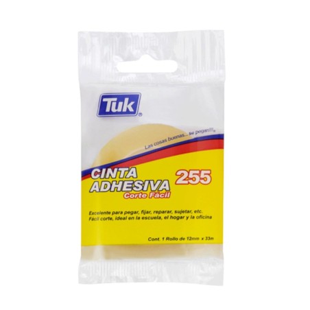 Cinta Adhesiva Transparente, 18 mm X 33 m