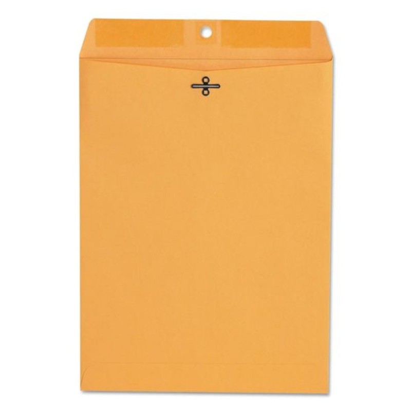 Sobres Manila, con Cierre de Broche, de 9’' X 12'’, Universal, Pack/100