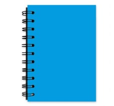 Cubiertas para Engargolado Esencial, Lisa Azul Rey, Tamaño Carta, Sin Perforar, Paquete/25