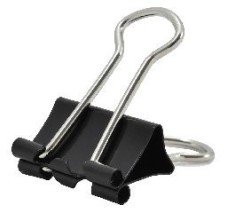 Sujetadocumentos Grande 2''...