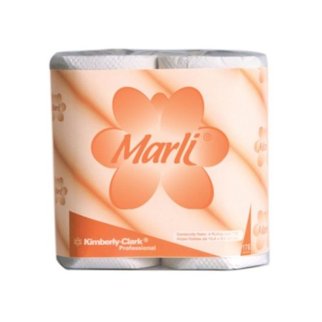 Higiénico Tradicional MARLI® 96 rollos con 195 hojas                    