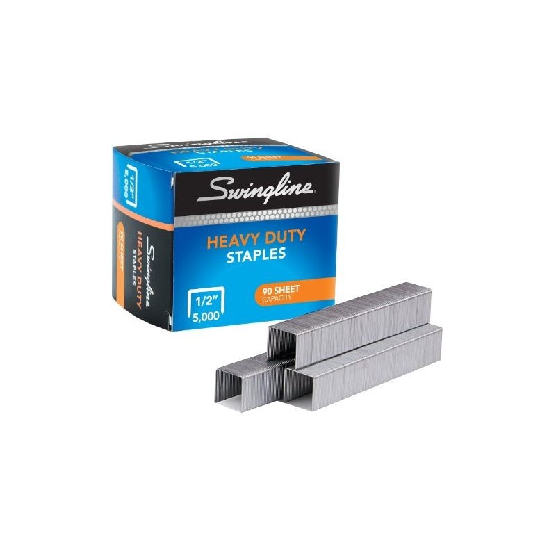 Grapas para Uso Pesado 1/2'' Swingline®, Capacidad 100 Hojas, Caja/5000