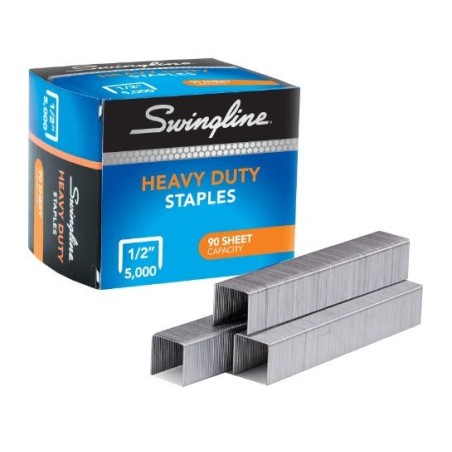 Grapas para Uso Pesado 1/2'' Swingline®, Capacidad 100 Hojas, Caja/5000