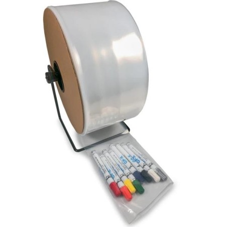 Rollo de Polietileno Tubular, 24" x 1,450',  Calibre 3.0 Mil