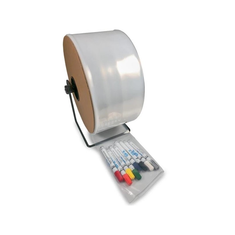 Rollo de Polietileno Tubular, 5" x 1,450',  Calibre 3.0 Mil