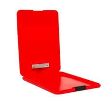 Tabla Agarrapapel de Plástico, con Broche Metálico, Tipo Estuche, Tamaño Carta, Baco