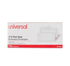 Sobres de Papel Blanco Universal, De 4.1/8’' X 9 ½’', Cierre Autoadhesivo, Caja/100