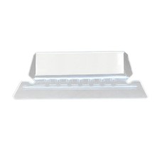 Pestañas de Índice, Corte 2’', Transparente, Paquete/25