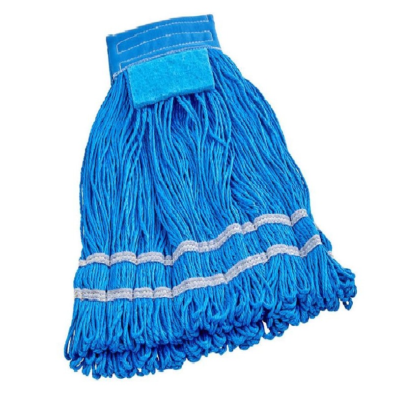 Mota para Trapeador de Microfibra Azul con Puntas en Bucle, Grande 22 oz.