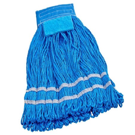 Mota para Trapeador de Microfibra Azul con Puntas en Bucle, Grande 22 oz.