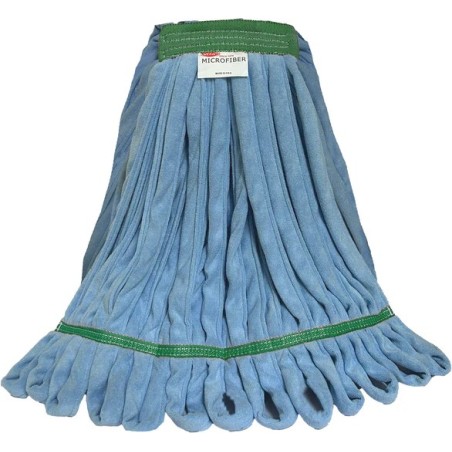 Mota para Trapeador de Microfibra, Mediana, Banda de 1.25", Puntas en Bucle, Colores Varios