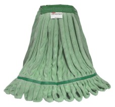 Mota para Trapeador de Microfibra, Mediana, Banda de 1.25", Puntas en Bucle, Colores Varios