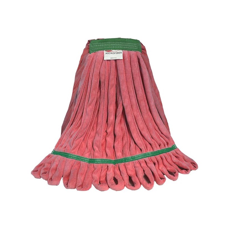 Mota para Trapeador de Microfibra, Mediana, Banda de 1.25", Puntas en Bucle, Colores Varios