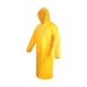 Impermeable PVC tipo Gabardina Larga Ligera Amarilla
