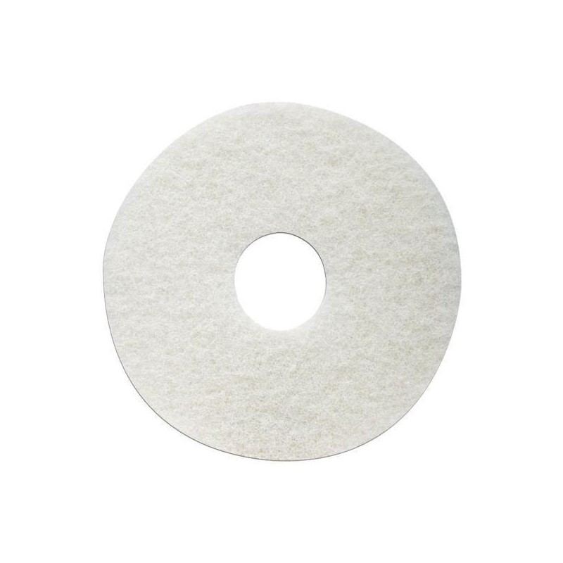 Discos Blancos para Lustrado de Pisos con Alta Velocidad 20" 5/Caja