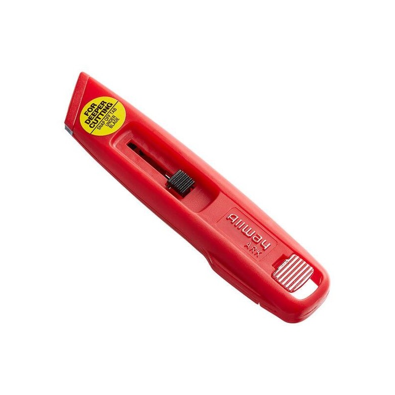 Cuchillo de Seguridad ALLWAY® Auto-Retráctil Anaranjado con Cuerpo de Plástico