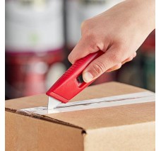 Cuchillo de Seguridad ALLWAY® Auto-Retráctil Anaranjado con Cuerpo de Plástico