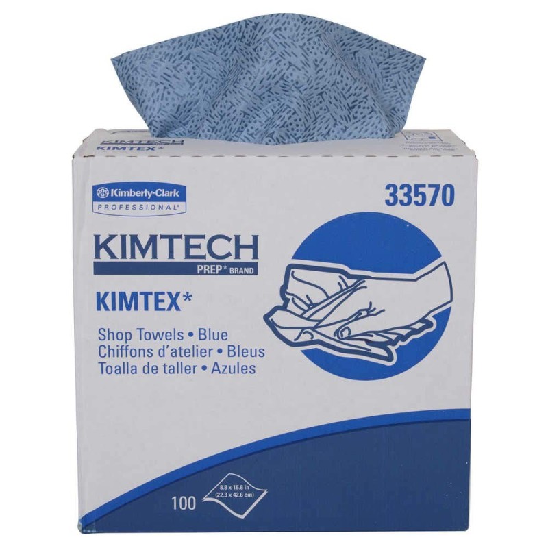 Wipers Kimtech Prep® Kimtex® 33570, POP-UP* Box, 5 Paquetes con 100