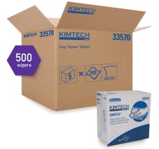 Wipers Kimtech Prep® Kimtex® 33570, POP-UP* Box, 5 Paquetes con 100