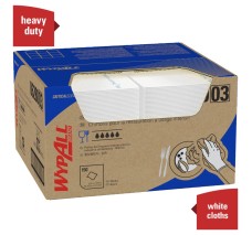 Wipers WYPALL® X80 Food Service Towel Blancos 06280, Caja con 150