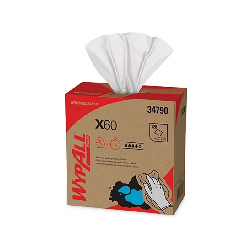 Wipers WypAll® X60 Teri con Caja Despachadora Pop-Up 34790