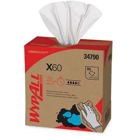 Wipers WypAll® X60 Teri con Caja Despachadora Pop-Up 34790