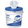 Toallas para uso con Sanitizantes KIMTECH PRE® 6 Rollos con 90 Toallas/caja.